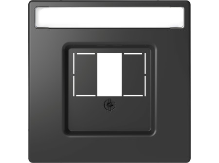 Schneider MTN4250-6034 - MERTEN Többfunkciós fedlap, D-Life, antracit