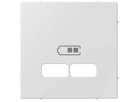 Schneider MTN4367-0325 - MERTEN USB töltő burkolat, System-M, aktívfehér