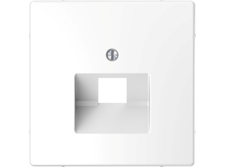 Schneider MTN4521-6035 - MERTEN Fedlap, 1xRJ45 aljzathoz, D-Life, lótuszfehér
