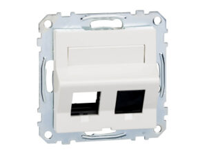 Schneider MTN4568-0319 - MERTEN RJ45 adatpter, Keystone betétekhez, feliratozható, System-M, polá