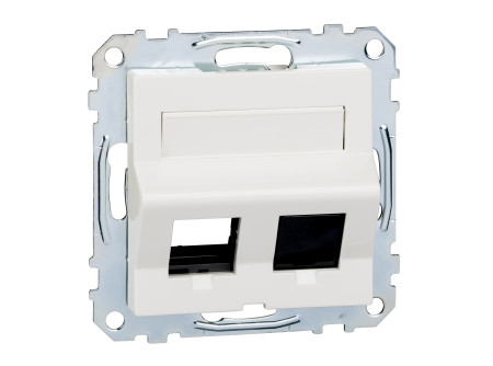 Schneider MTN4568-0319 - MERTEN RJ45 adatpter, Keystone betétekhez, feliratozható, System-M, polá