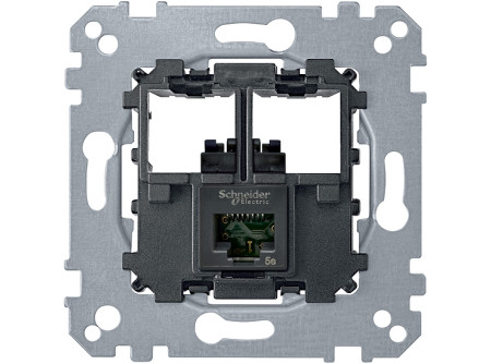 Schneider MTN4575-0001 - MERTEN 1xRJ45 Cat5e UTP aljzat