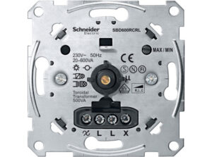 Schneider MTN5139-0000 - MERTEN Forgatógombos fényerőszabályzó, univerzális, 20-600 W