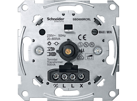Schneider MTN5139-0000 - MERTEN Forgatógombos fényerőszabályzó, univerzális, 20-600 W
