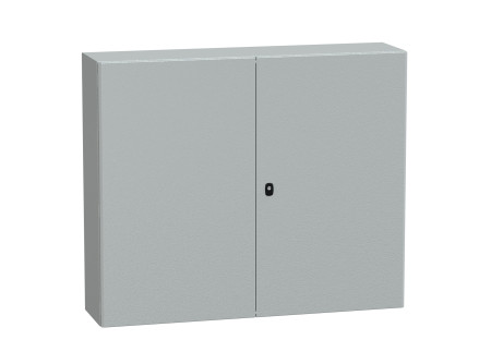 Schneider NSYS3D101230DP - S3D elosztószekrény H1000xW1200xD300 szerelőlappal kétajtós
