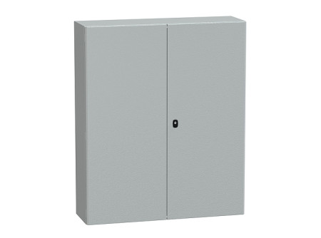 Schneider NSYS3D121030DP - S3D elosztószekrény H1200xW1000xD300 szerelőlappal kétajtós