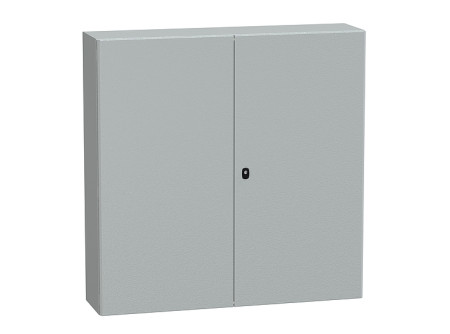 Schneider NSYS3D121230DP - S3D elosztószekrény H1200xW1200xD300 szerelőlappal kétajtós