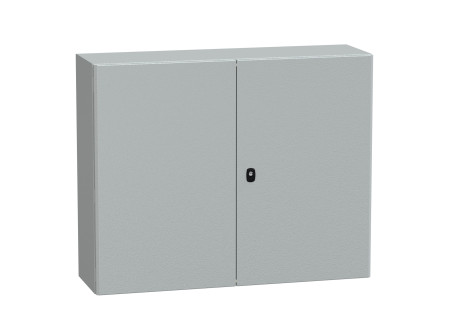 Schneider NSYS3D81230DP - S3D elosztószekrény H800xW1200xD300 szerelőlappal kétajtós