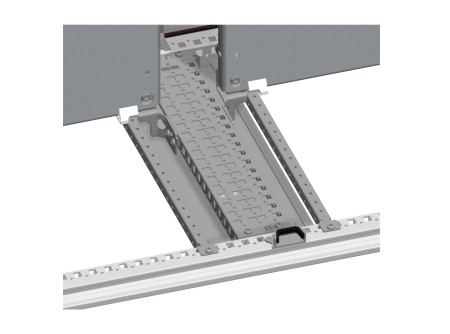 Schneider NSYSMP2D4 - Kétajtós szekr-hez 2 szerlap beépítő klt.400mm mély mezőbe