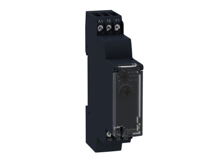 Schneider RE17LAMW - RE17 bekapcsolás késleltető időrelé, 1SSR/700mA, 24-240 VAC/DC