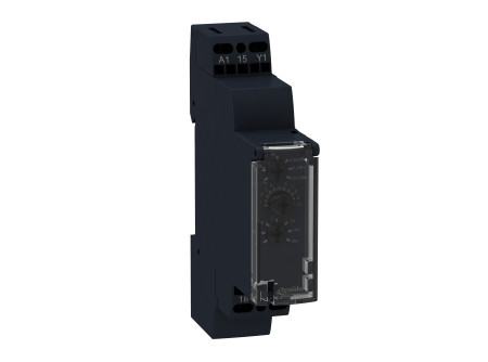 Schneider RE17RMMWS - RE17 multifunkciós időrelé, 10 funkció, 1CO, 8A, 12-240VAC/DC, rugós csatla