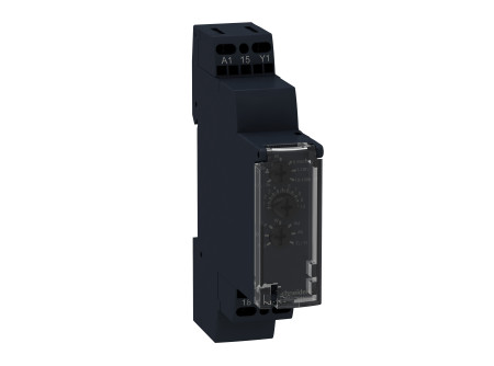 Schneider RE17RMXMU - RE17 multifunkciós időrelé, 9 funkció, 1CO, 8A, 24VDC 24-240VAC