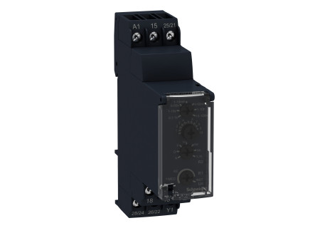 Schneider RE22R2MMU - RE22 multifunkciós időrelé, 10 funkció, 2CO, 24VDC vagy 24…240VAC