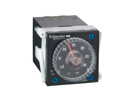Schneider RE48AML12MW - RE48 multifunkciós időrelé, 2 CO, 5A, 24-240VAC/DC 11 tűs