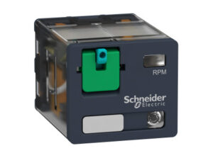 Schneider RPM32BD - RPM teljesítményrelé, 3CO, 15A, 24VDC, tesztgombbal, LED-del