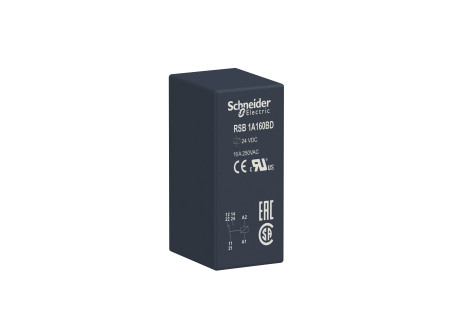 Schneider RSB1A160BD - RSB interfész relé, 1CO, 16A, 24VDC