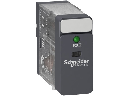 Schneider RXG13JD - RXG Interfész relé, 1CO, 10A, 12VDC, LED