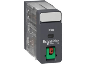 Schneider RXG21F7 - Zelio RXG Interfész relé, 2CO, 5A, 120VAC, tesztgomb