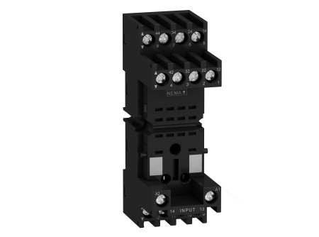 Schneider RXZE2M114M - RXM miniatűr relé foglalat, vegyes elrendezésű, csatlakozós