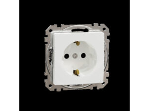 Schneider SDD111025 - ÚJ SEDNA 2P+F csatlakozóaljzat, csavaros bekötés, 16A, fehér