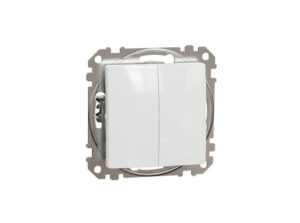 Schneider SDD111105 - ÚJ SEDNA Csillárkapcsoló, rugós bekötés, 10AX, (105), fehér