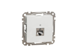 Schneider SDD111461S - ÚJ SEDNA 1xRJ45 Cat6 STP aljzat, fehér