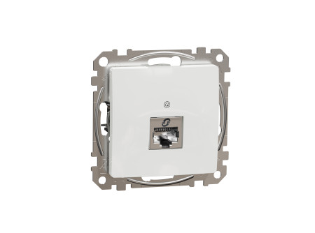 Schneider SDD111461S - ÚJ SEDNA 1xRJ45 Cat6 STP aljzat, fehér