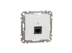 Schneider SDD111466 - ÚJ SEDNA 1xRJ45 Cat6A UTP aljzat, fehér