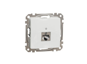 Schneider SDD111466S - ÚJ SEDNA 1xRJ45 Cat6A STP aljzat, fehér