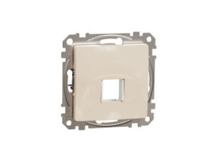 Schneider SDD112421 - ÚJ SEDNA 1xRJ45 adapter, Keystone betétekhez, bézs