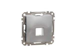 Schneider SDD113421 - ÚJ SEDNA 1xRJ45 adapter, Keystone betétekhez, alumínium