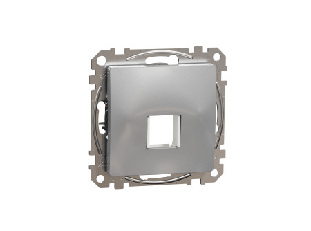 Schneider SDD113421 - ÚJ SEDNA 1xRJ45 adapter, Keystone betétekhez, alumínium