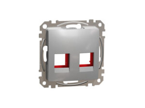 Schneider SDD113441C - ÚJ SEDNA 2xRJ45 adapter, KRONE betétekhez, alumínium