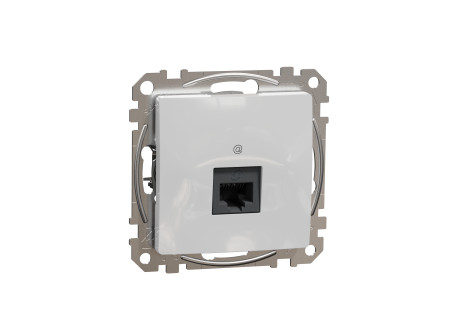 Schneider SDD113451 - ÚJ SEDNA 1xRJ45 Cat5e UTP aljzat, alumínium