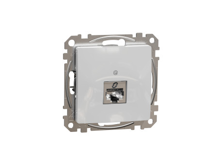 Schneider SDD113466S - ÚJ SEDNA 1xRJ45 Cat6A STP aljzat, alumínium