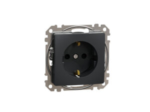 Schneider SDD114022 - ÚJ SEDNA 2P+F csatlakozóaljzat biztonsági zsaluval, rugós bekötés, 16A, ant