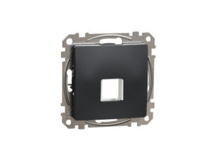 Schneider SDD114421 - ÚJ SEDNA 1xRJ45 adapter, Keystone betétekhez, antracit