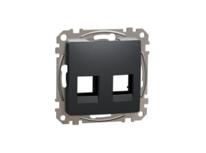Schneider SDD114444C - ÚJ SEDNA 2xRJ45 adapter, AMP, MOLEX, KELINE betétekhez, antracit