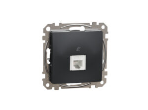 Schneider SDD114491 - ÚJ SEDNA 1xRJ11 aljzat, antracit