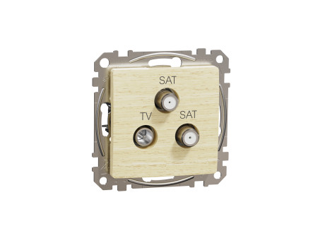Schneider SDD180481S - ÚJ SEDNA TV/SAT/SAT aljzat, végzáró, 4 dB, nyír