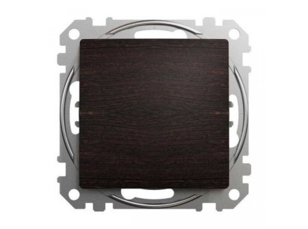 Schneider SDD181106 - ÚJ SEDNA Váltókapcsoló, rugós bekötés, 10AX, (106), wenge