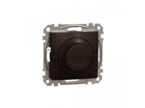 Schneider SDD181502 - ÚJ SEDNA LED fényerőszabályzó, univerzális, 5-200VA, váltóba köthető, wenge