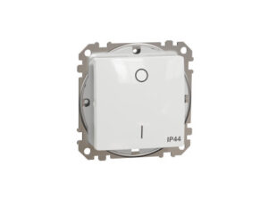 Schneider SDD211102 - ÚJ SEDNA Kétpólusú kapcsoló, rugós bekötés, 10AX, IP44, fehér