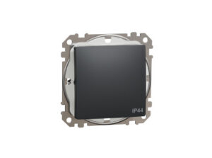 Schneider SDD214106 - ÚJ SEDNA Váltókapcsoló, rugós bekötés, 10AX, IP44, antracit