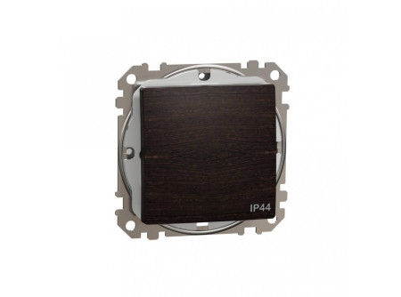 Schneider SDD281106 - ÚJ SEDNA Váltókapcsoló, rugós bekötés, 10AX, IP44, wenge