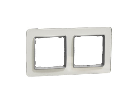 Schneider SDD360802 - SEDNA ELEMENTS Kettes keret, univerzális, opál