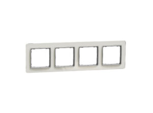 Schneider SDD360804 - SEDNA ELEMENTS Négyes keret, univerzális, opál