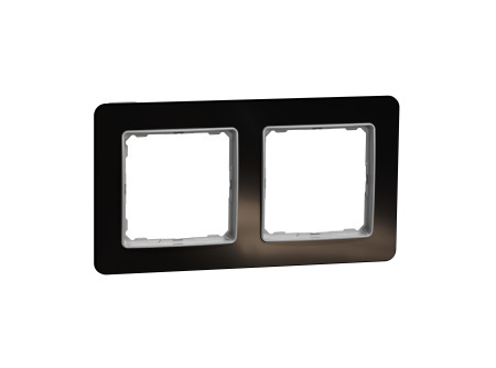 Schneider SDD361802 - SEDNA ELEMENTS Kettes keret, univerzális, kristályfekete