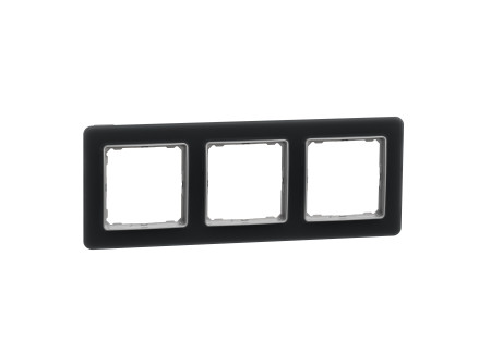 Schneider SDD362803 - SEDNA ELEMENTS Hármas keret, univerzális, füstkvarc