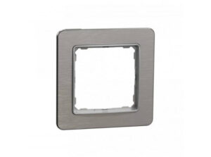 Schneider SDD370801 - SEDNA ELEMENTS Egyes keret, szálcsiszolt ezüst